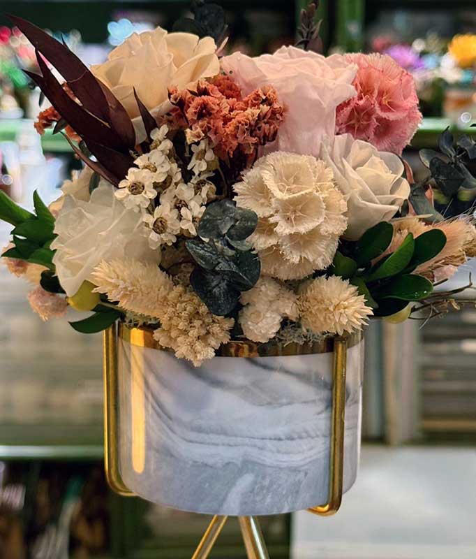 永生玫瑰擴香花藍（買Ａ送Ｂ)